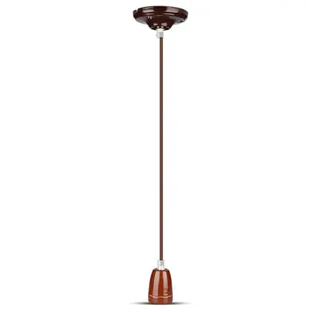 Pendul Tavan V-Tac SKU-3810 | Portelan, Soclu E27, Maro