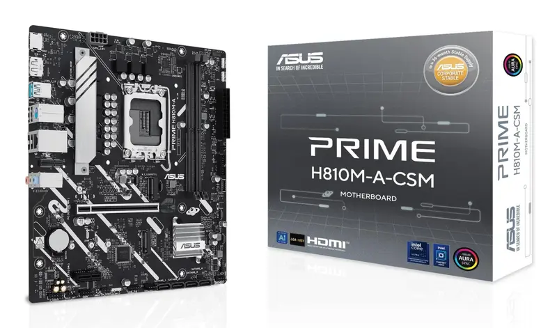 Placa de Baza ASUS PRIME H810M-A-CSM | mATX, Socket Intel, DDR5