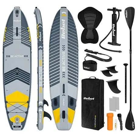 Placa Gonflabila Stand Up Paddle Rebel RBA-4518-G | SUP Pro, ACTI
