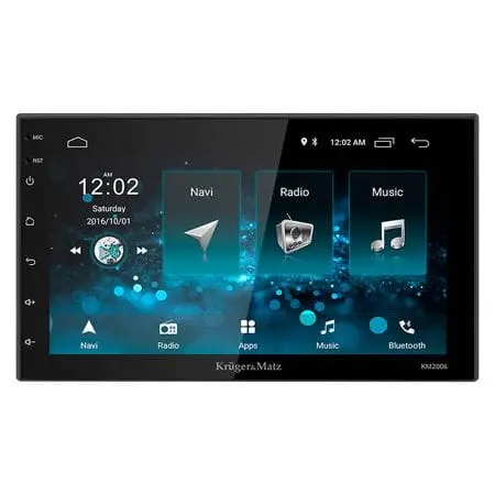 Player Auto Kruger Matz KM2006 | 2 DIN, Android 10, Touchscreen