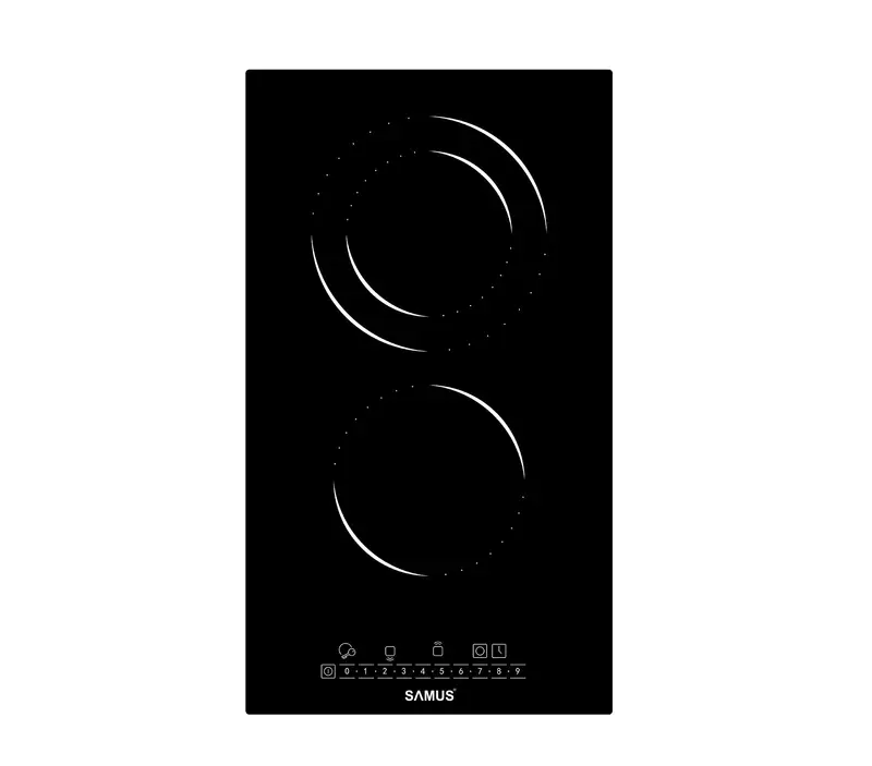 Plită Electrică Samus PSVE-32BG4 | 2900W, 30cm, Touch, Timer