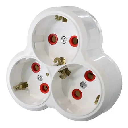 Prelungitor Lechpol E-TRS33 | 3 Prize, 16A, Protectie Copii