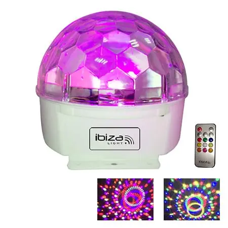 Proiector LED Ibiza Light ASTRO-9C-RC | Efect 9 Culori, Cu Telecomanda