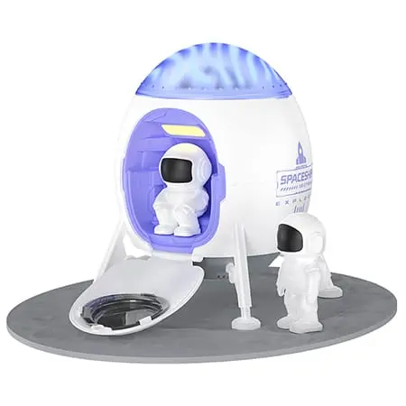 Proiector LED Xo GSM192942 | Starlight, Boxa Bluetooth, Model Capsula Spatiala