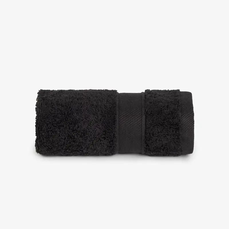 Prosop ALEXANDRIA bumbac egiptean NEGRU 30/50cm