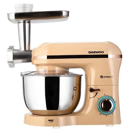 Robot de Bucătărie Daewoo DHM200MGC | 2000W, 5.5L, Inox