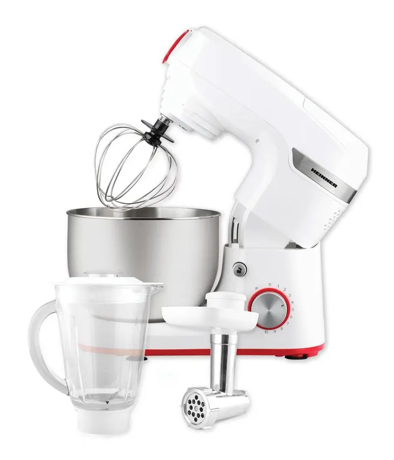 Robot de Bucatarie Heinner HPM-1000WH | 1000W, 5L, Alb