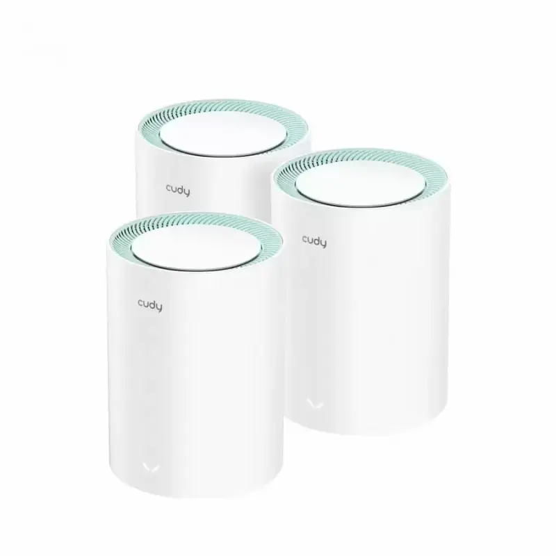 Router CUDY M1300/3-Pack | WiFi 5, 1200 Mbps, Alb