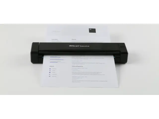 Scanner Portabil IRIS 458737 | Duplex, 600dpi, 8PPM