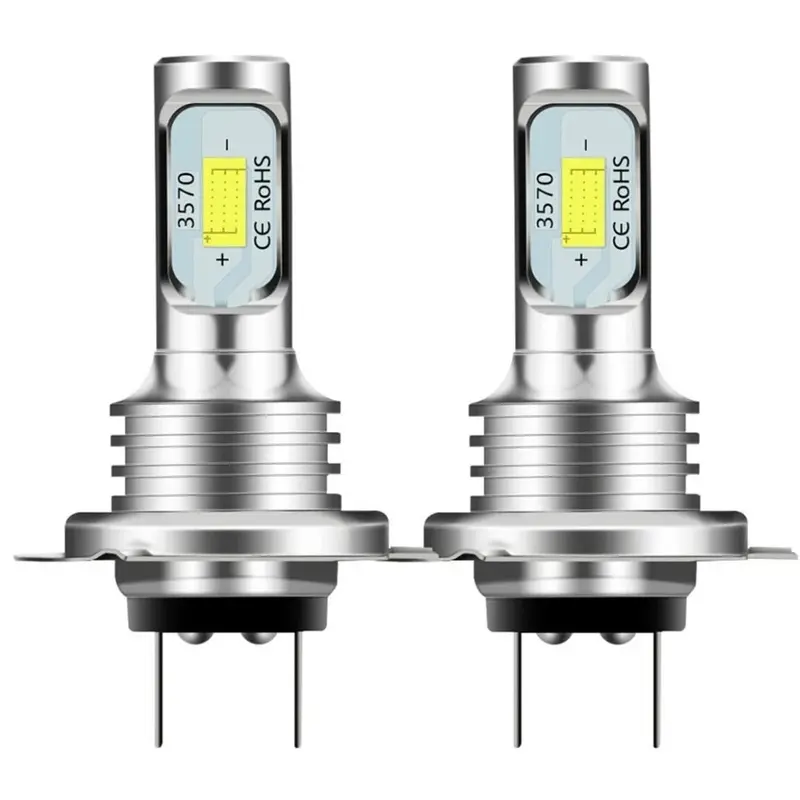 Set 2 becuri auto LED H7, 4000LM, 6000K, 80W