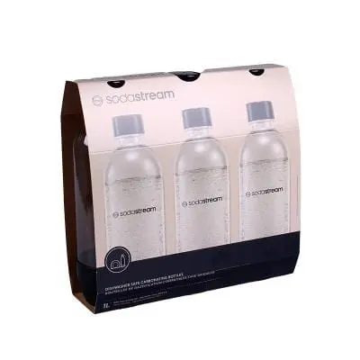Set 3 Sticle SodaStream 156374 | 1L, PET, Negru, Universal