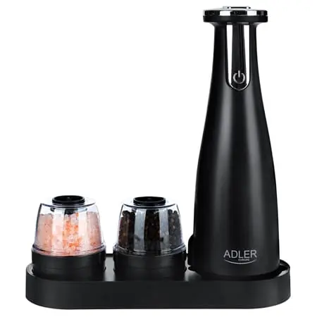 Set Rasnite Condimente Adler AD4449B | 3 Piese, Negru
