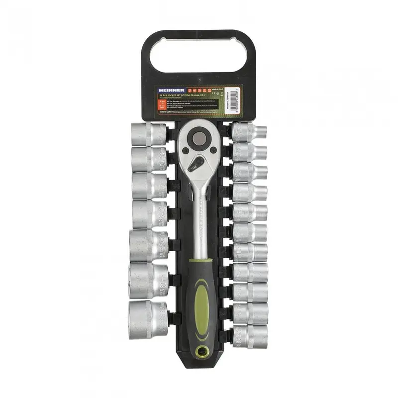 Set Scule Heinner CTSM019 | 19 Piese, 1/2", CR-V