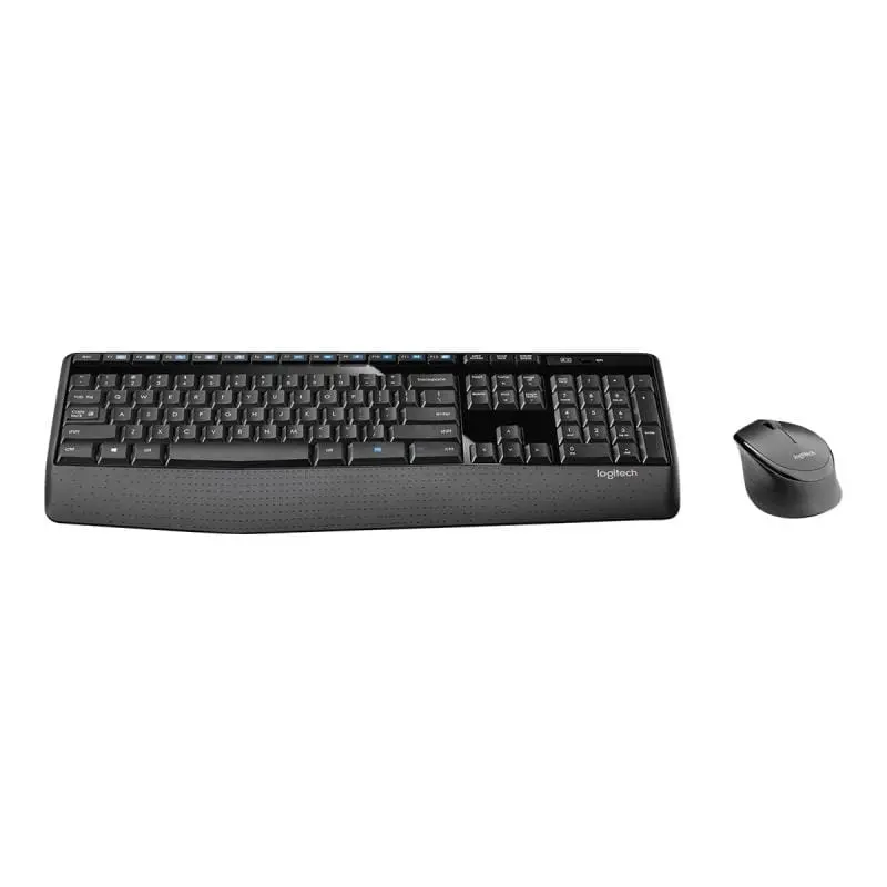 Set Tastatura si Mouse Logitech MK345 920-006489 | Wireless, Receptor USB, Layout US, Negru