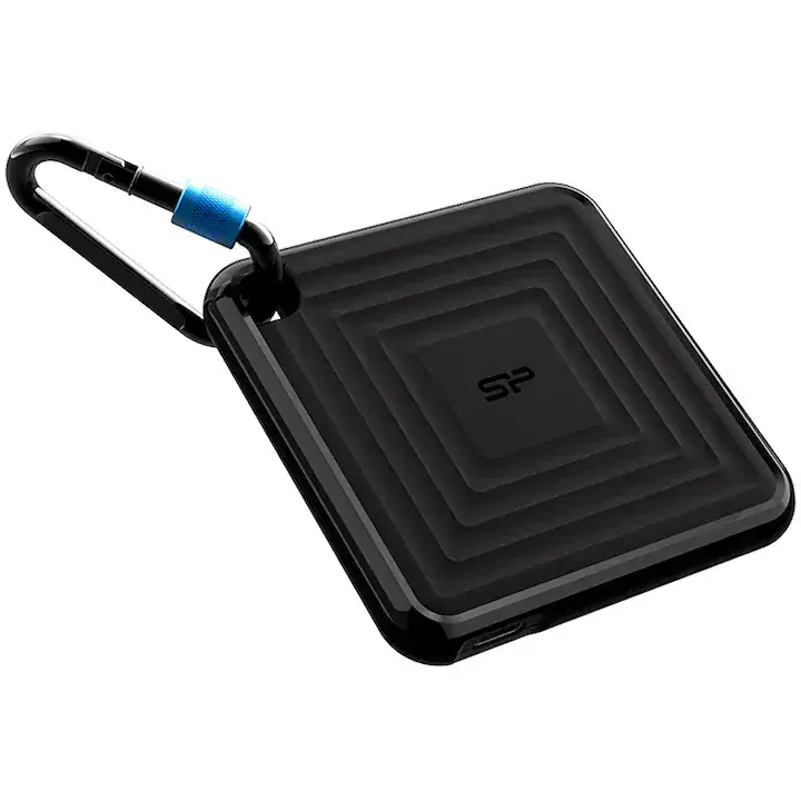 SSD Silicon power SP010TBPSDPC60CK | 1TB, Negru, Portabil