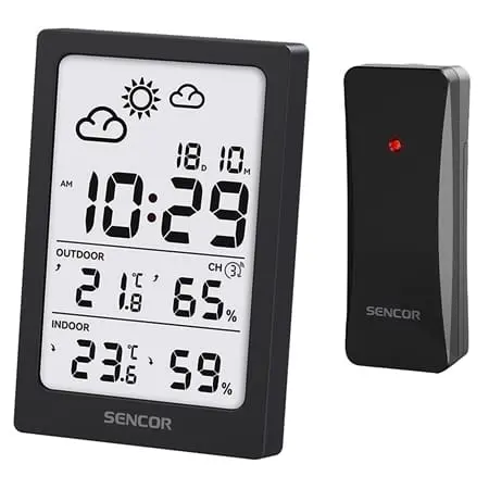 Statie Meteo Sencor SWS 2300 B | Wireless, Senzor Exterior, Display LCD