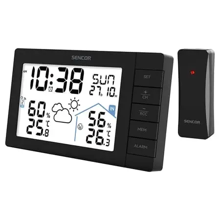 Statie Meteo Sencor SWS 3200 | Wireless, Display LCD, Senzor Extern