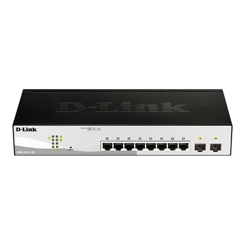 Switch D-Link DGS-1210-10/E | 10 porturi Gigabit, Web Smart, Layer 2