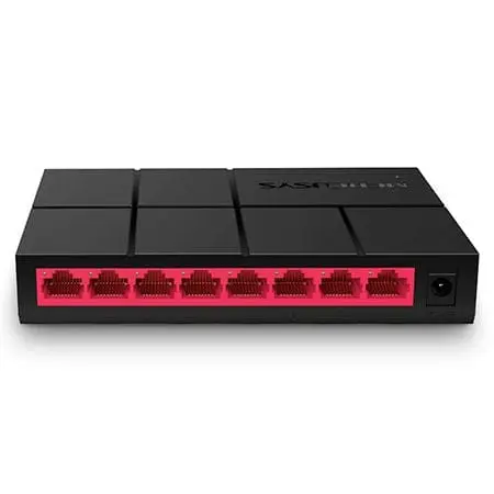 Switch Mercusys KOM-MS108G | 1000Mbps, Negru
