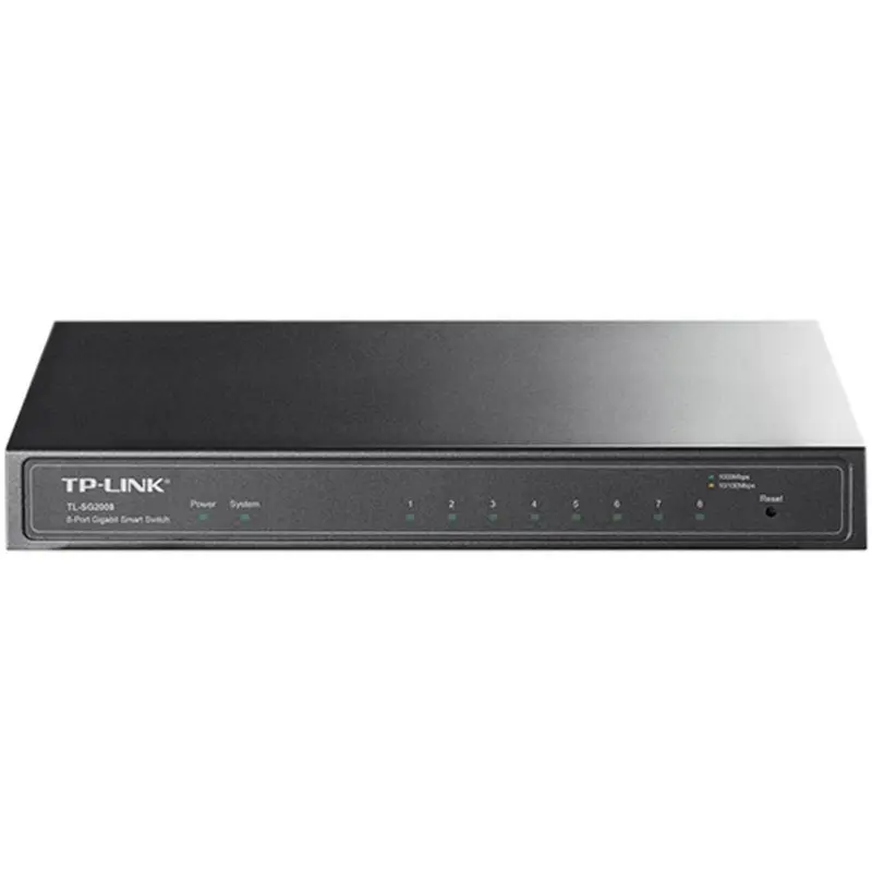 Switch TP-Link TL-SG2008P | 8 Porturi, Gigabit, PoE+, Managed