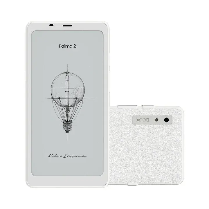 Tableta E-Ink BOOX MOBBOXPALMA2WH | 6.13", 6GB RAM, 128GB, Alb