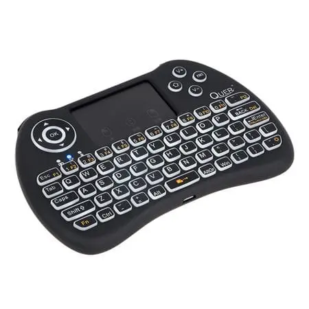 Tastatura Quer KOM0973 | Touchpad, Wireless, Mini, Smart TV Box