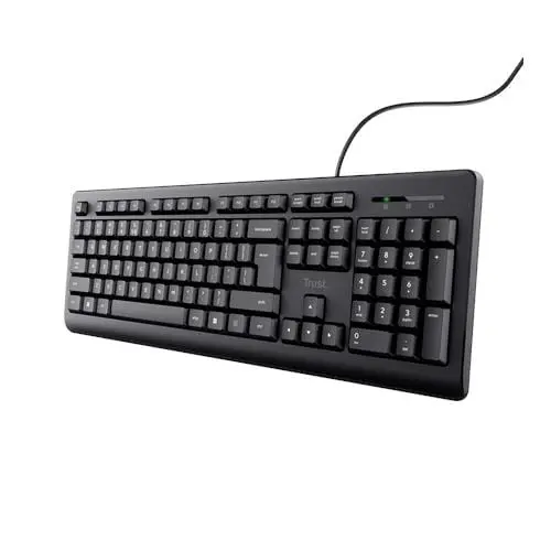 Tastatura Trust TK-150 24639 | USB, Full-Size, Negru
