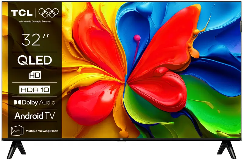 Televizor TCL QLED 32S41K | 80 cm, Smart Android TV, HD