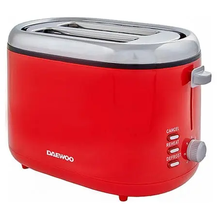 Toaster Daewoo DBT70R | 900W, 28cm, Roșu