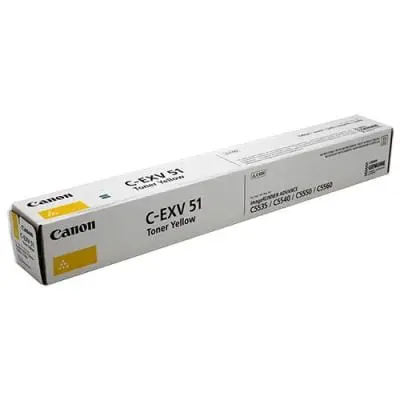 Toner Canon C-EXV 51 | Yellow, Original, 0484C002