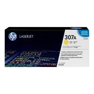 Toner HP 307A CE742A | Galben, 7300 pagini, Original