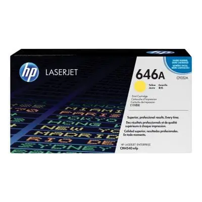 Toner HP CF032A 646A | Galben, Original