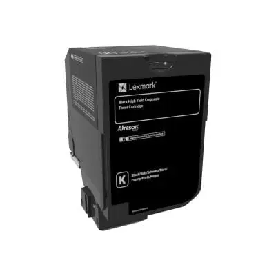 Toner Lexmark 74C2HKE | Negru, Original, Profesional