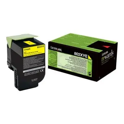 Toner Lexmark 802XYE | Galben, Original, Capacitate Mare