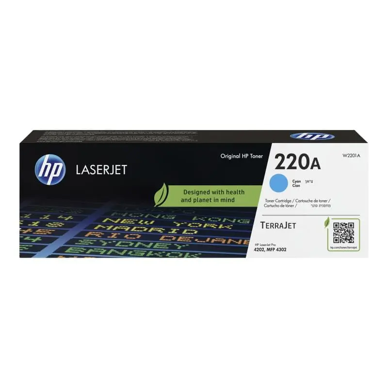 Toner Original HP 220A W2201A | Cyan, 1250 pagini