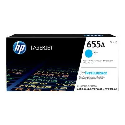Toner Original HP CF451A | 655A, Cyan, 10500 pagini