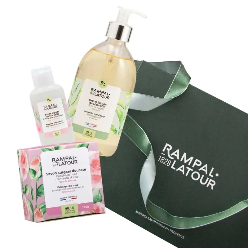 TRIO din Provence GREEN TEA & ROSE