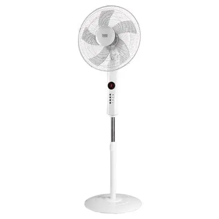 Ventilator cu Picior Teesa TSA8024 | 50W, 38cm, Telecomanda, Alb